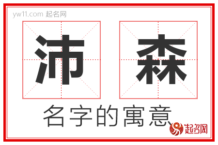 沛森的名字含义