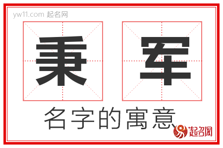 秉军的名字含义