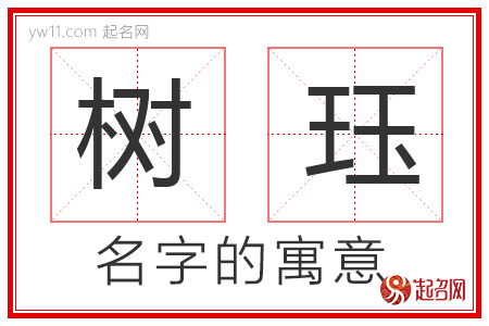 树珏的名字含义