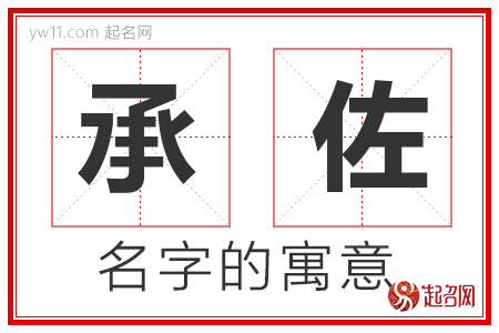 承佐的名字含义