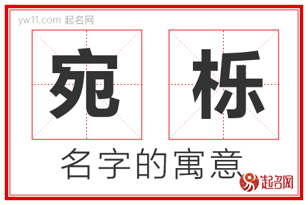 宛栎的名字含义