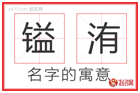 镒洧的名字含义