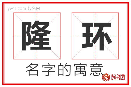 隆环的名字解释