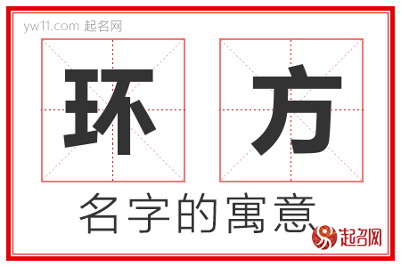 环方的名字含义