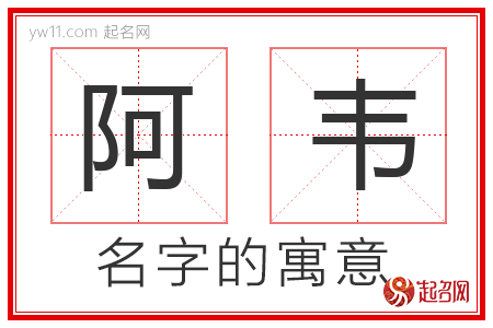 阿韦的名字含义