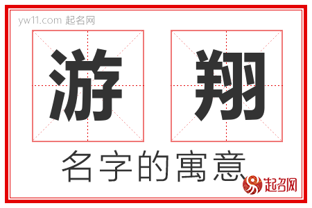 游翔的名字含义