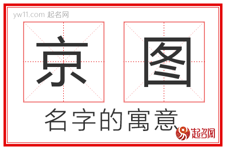 京图的名字含义