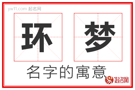 环梦的名字含义