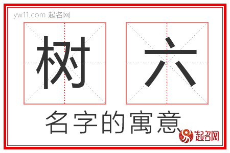 树六的名字含义