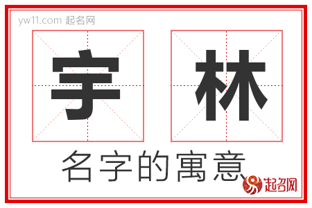 宇林的名字含义