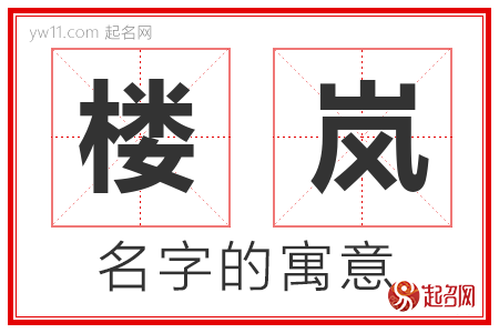 楼岚的名字含义