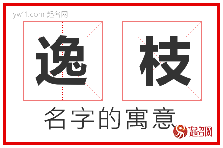 逸枝的名字含义