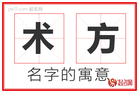 术方的名字含义