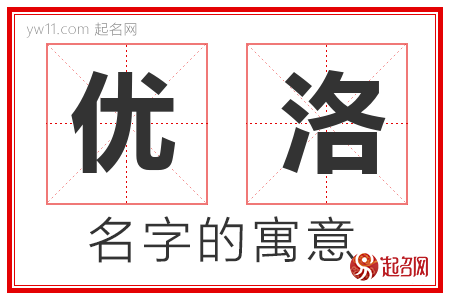 优洛的名字含义