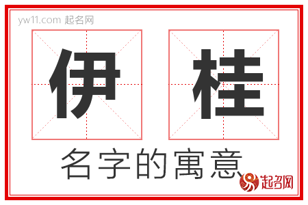 伊桂的名字含义