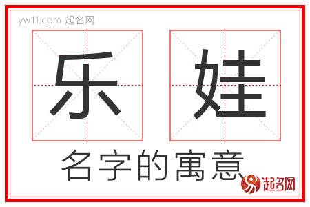 乐娃的名字含义