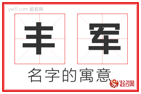 丰军的名字含义