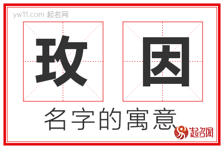 玫因的名字含义