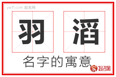 羽滔的名字含义