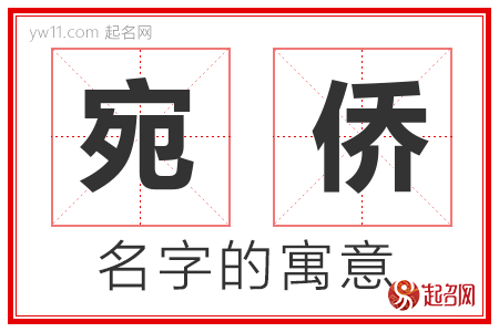 宛侨的名字含义